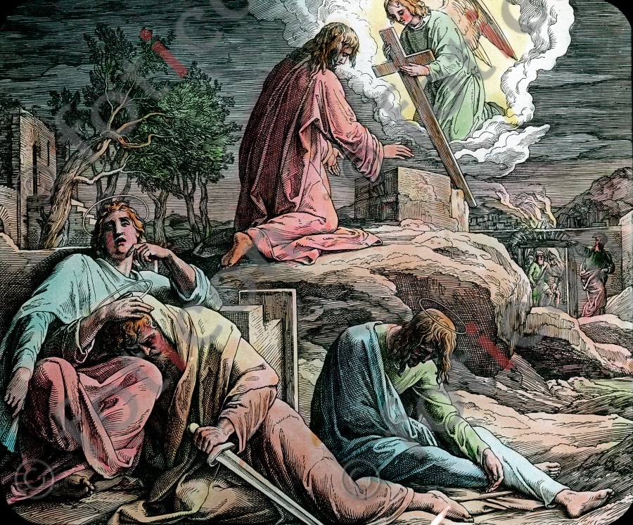 Jesus im Garten Gethsemane | Jesus in the Garden  - Foto foticon-simon-043-041.jpg | foticon.de - Bilddatenbank für Motive aus Geschichte und Kultur